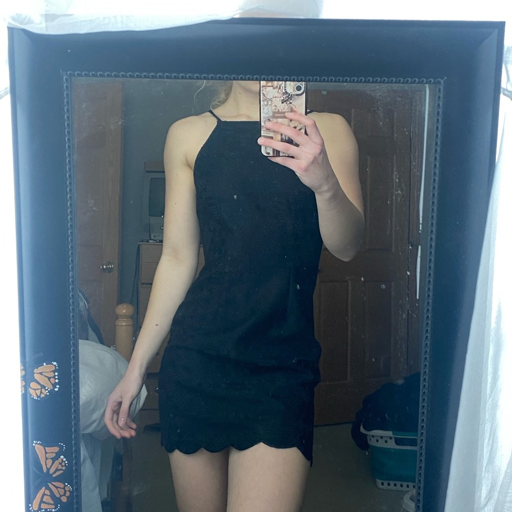 Short black dress